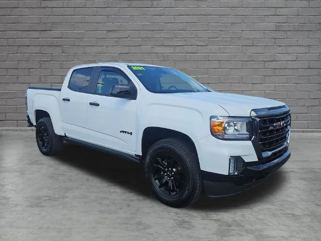 Used 2021 SUMMIT WHITE GMC 4WD AT4 w/Leather image 8
