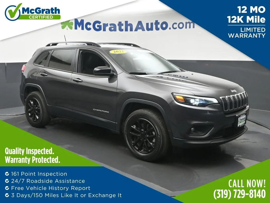 Used 2022 Gray Jeep Latitude Lux image 1