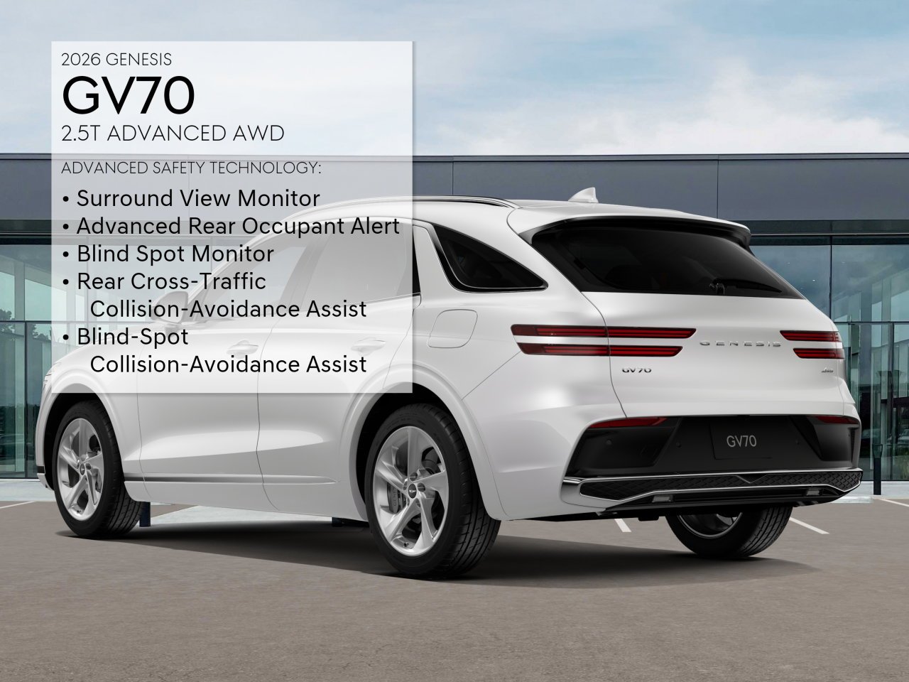 New 2026 White Genesis 2.5T ADVANCED image 7