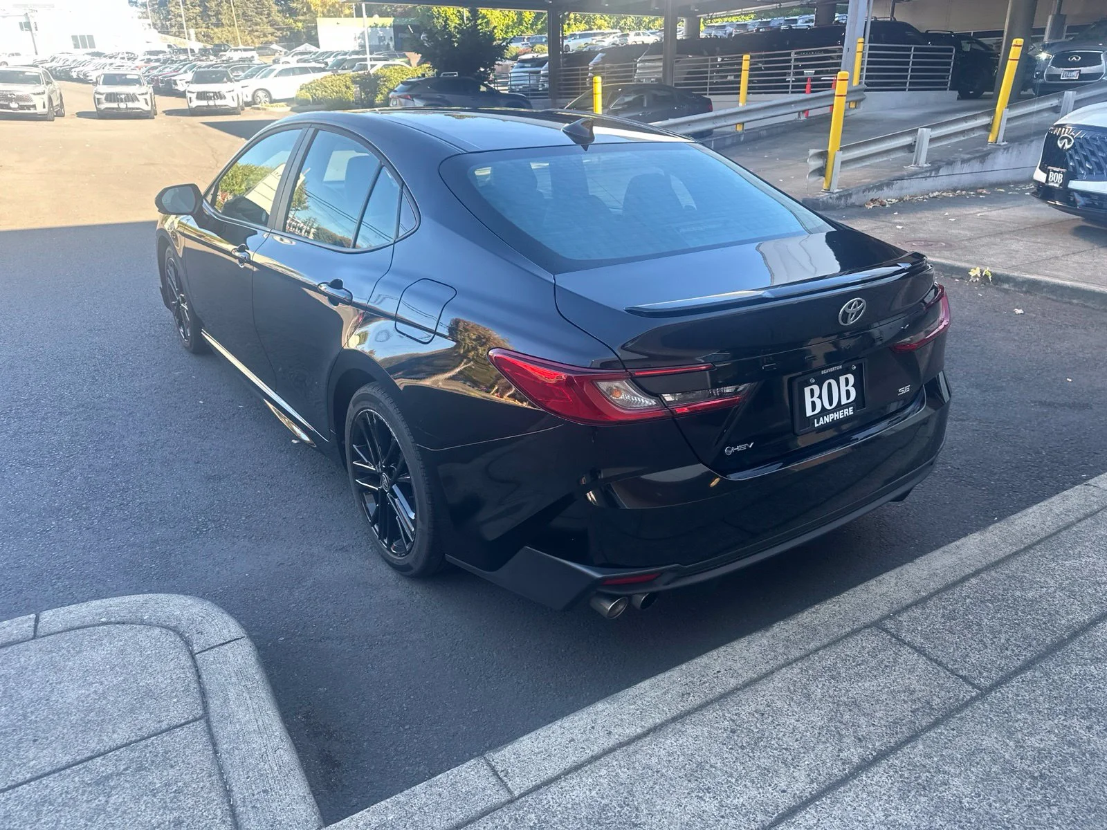 Used 2025 Black Toyota SE image 3