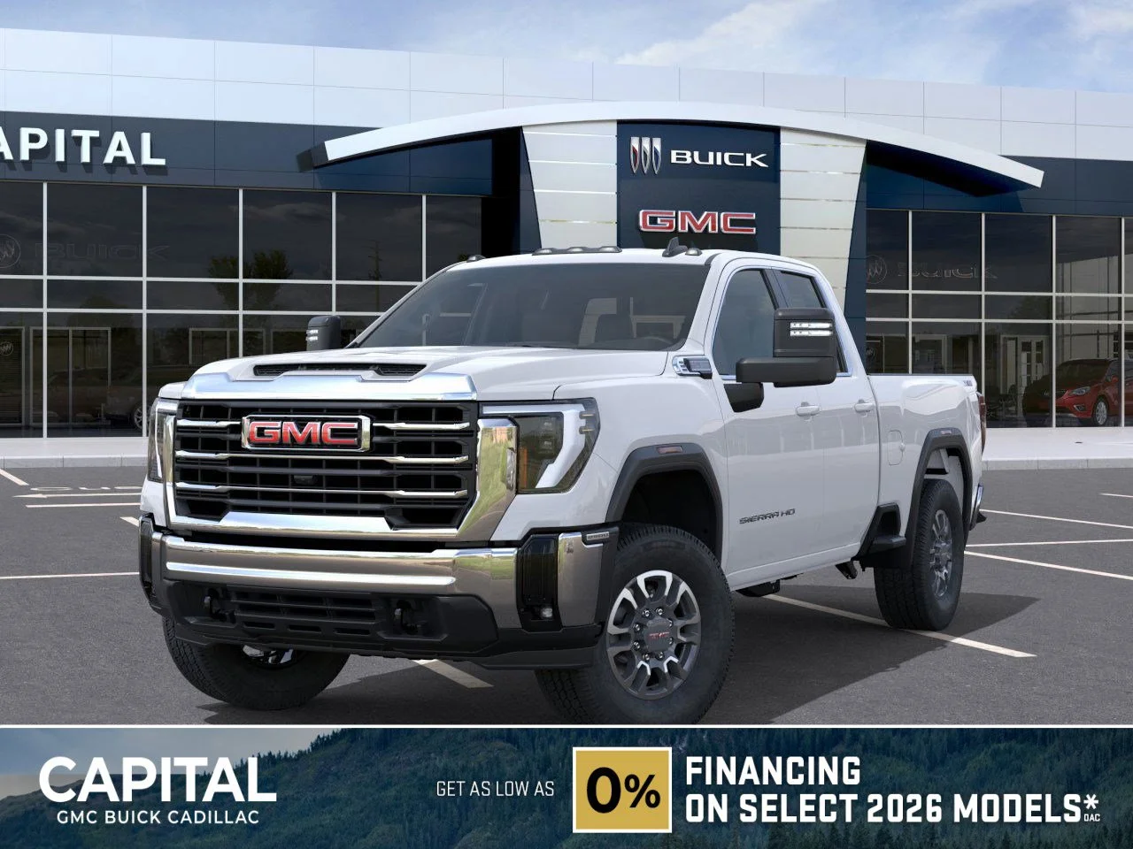 New 2026 Summit White GMC SLE image 1
