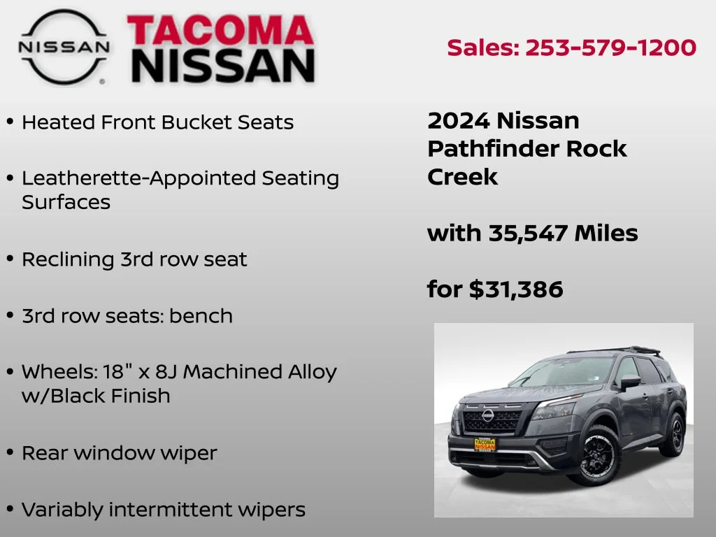 Used 2024 Gray Nissan Rock Creek image 12