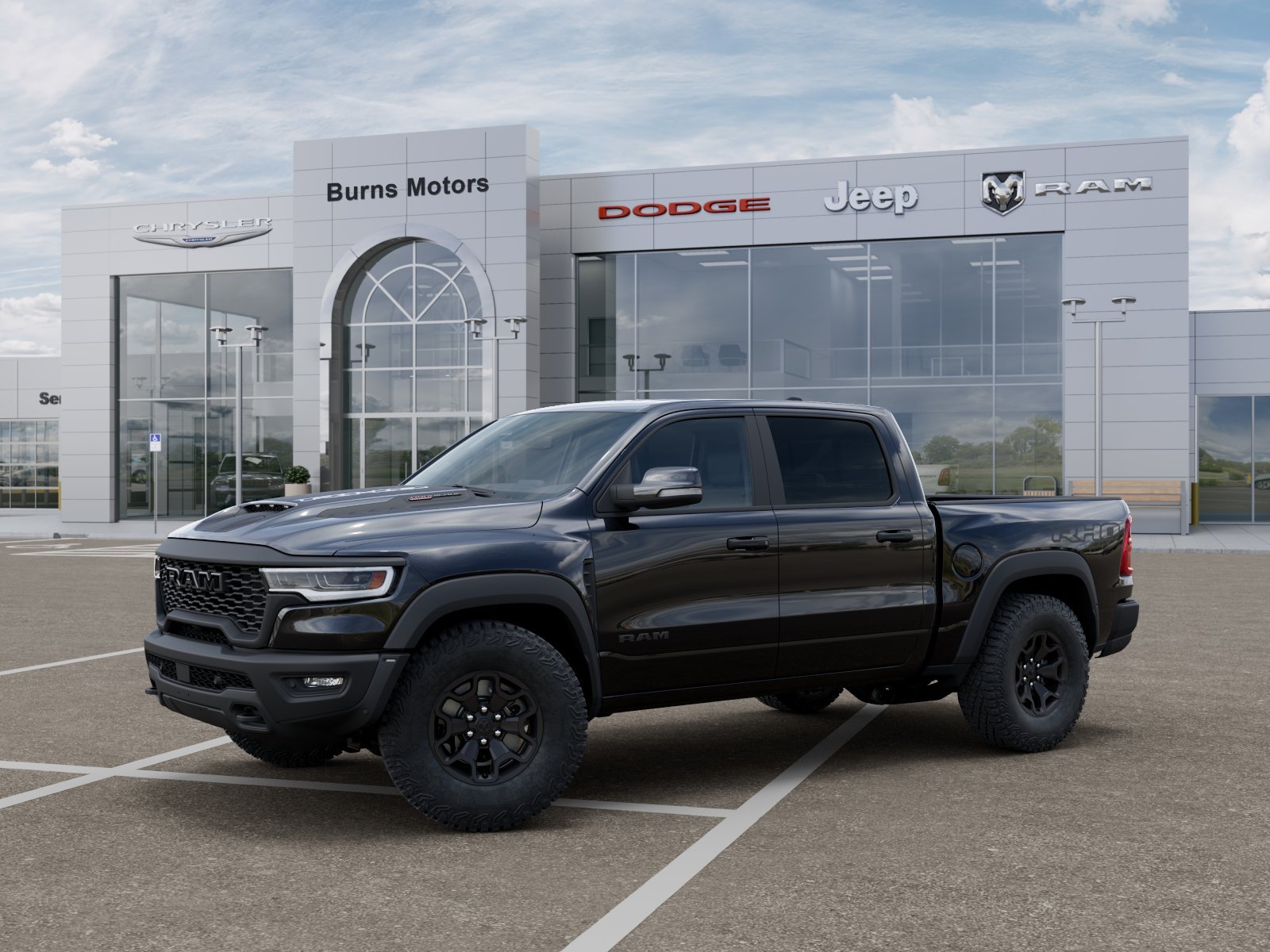 New 2026 Diamond Black Crystal Pearl-Coat Exterior Paint RAM RHO image 28