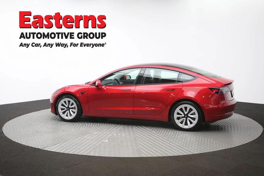 Used 2021 Red Tesla Standard Range Plus image 55