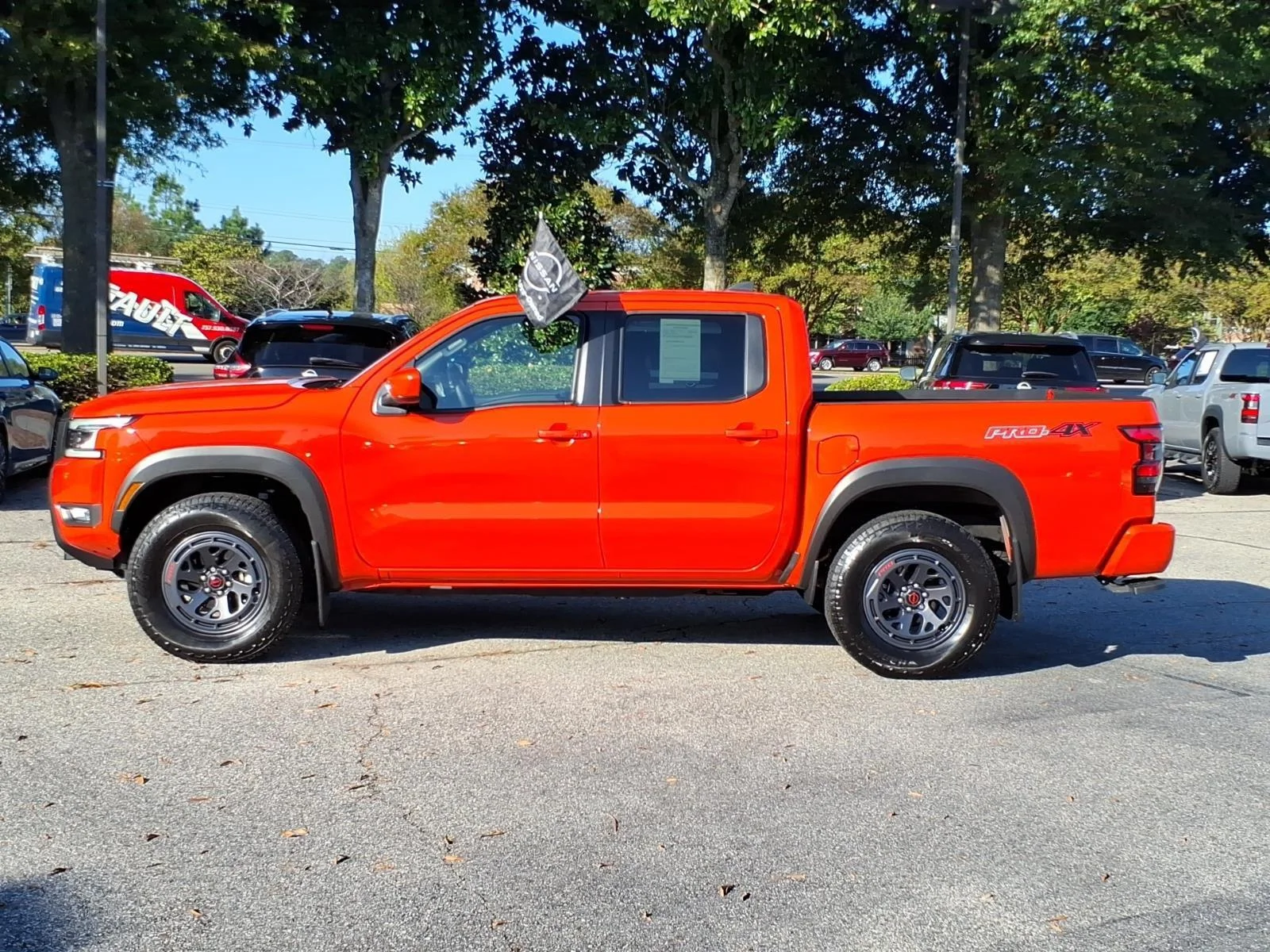 Certified Used 2025 Afterburn Orange Nissan PRO-4X image 3