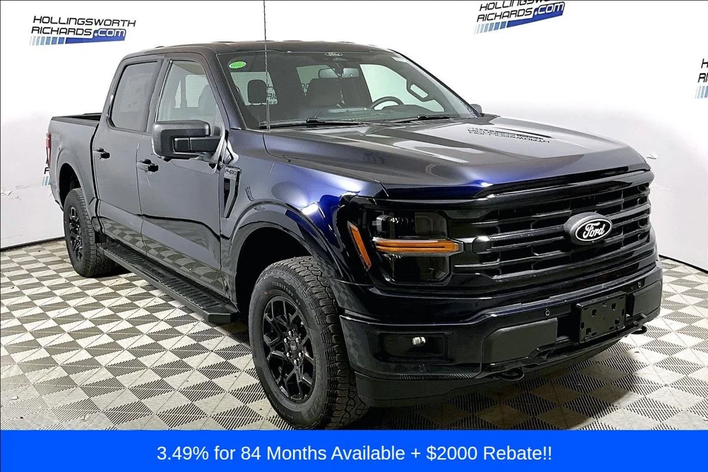 New 2026 Antimatter Blue Metallic Ford XLT image 2