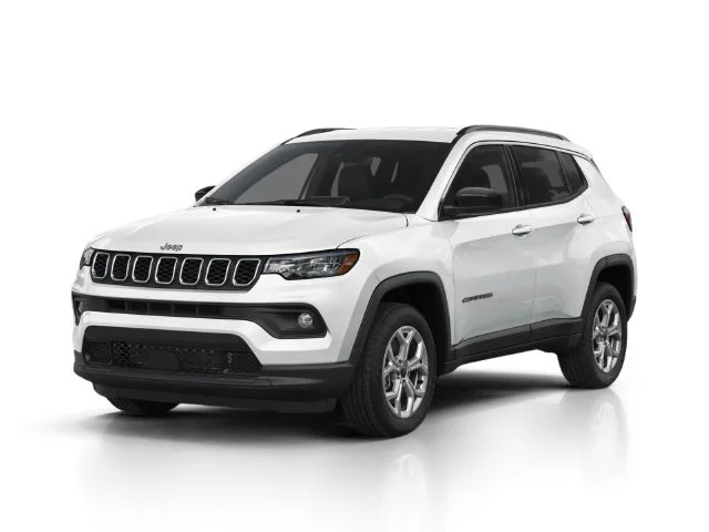 Used 2025 Bright White Clearcoat Jeep Latitude image 1