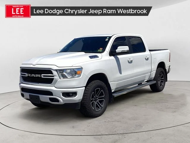 Used 2021 Bright White Clearcoat Ram Big Horn/Lone Star image 1