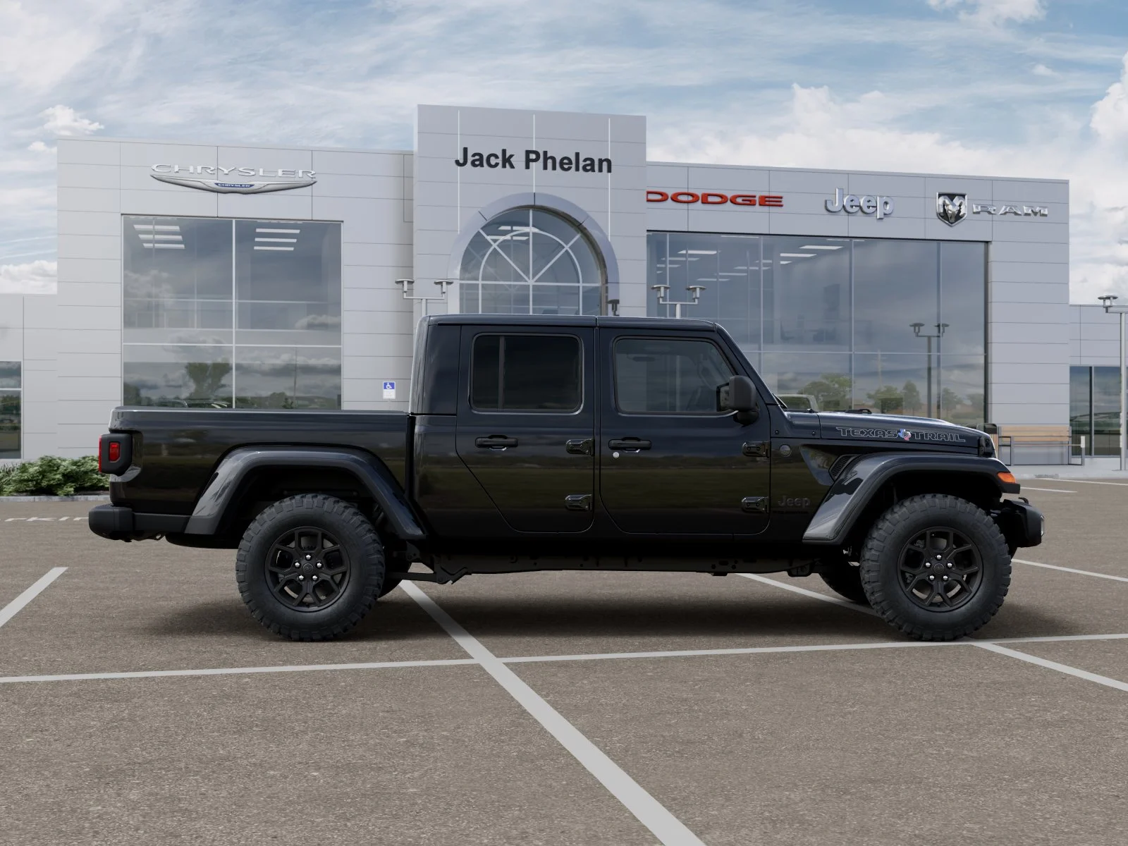 New 2026 Black Clear-Coat Exterior Paint Jeep Texas Trail image 21