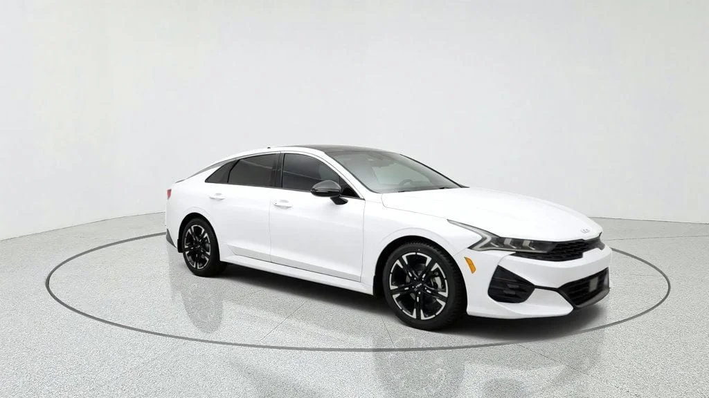 Used 2022 Glacial White Pearl Kia GT-Line Automatic FWD w/ Premium Package image 3