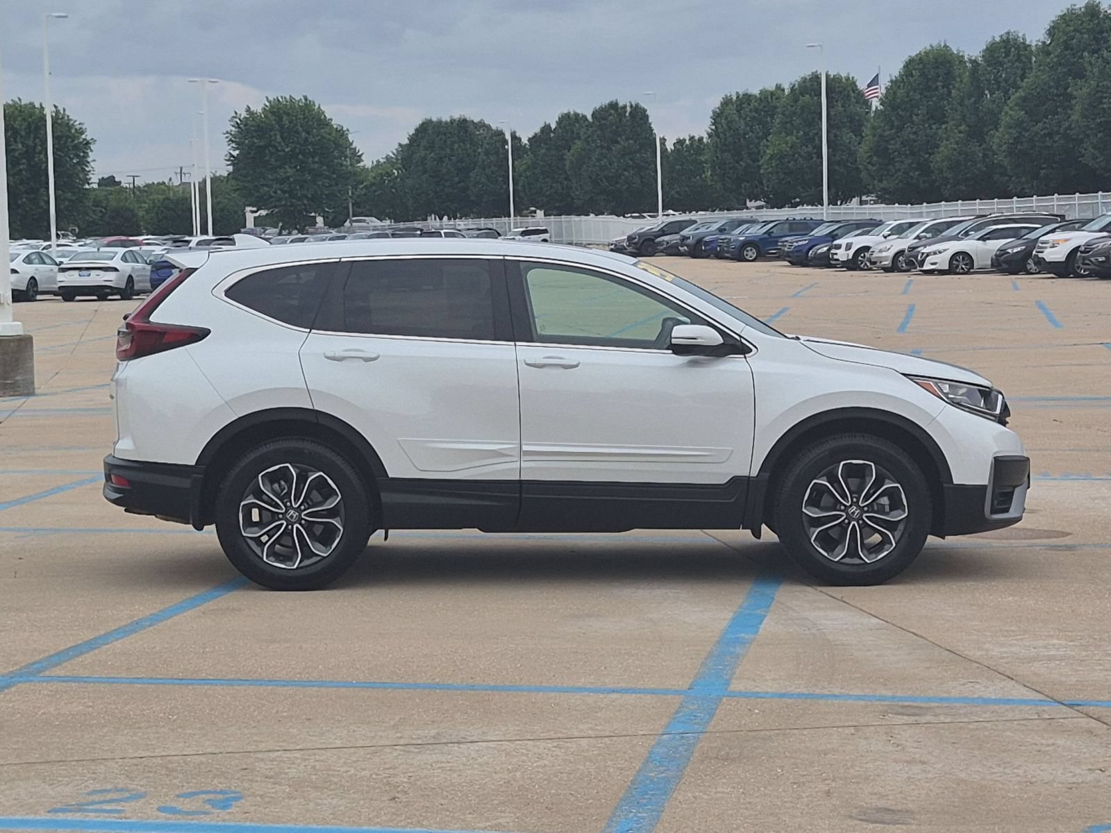 Certified Used 2020 Platinum White Pearl Honda EX-L AWD image 6
