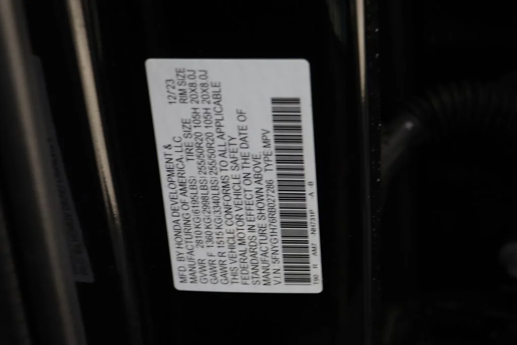 Used 2024 Crystal Black Pearl Honda Touring image 24