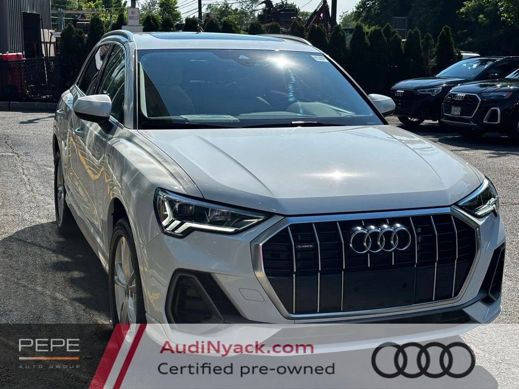 Certified Used 2023 White Audi Premium Plus image 3