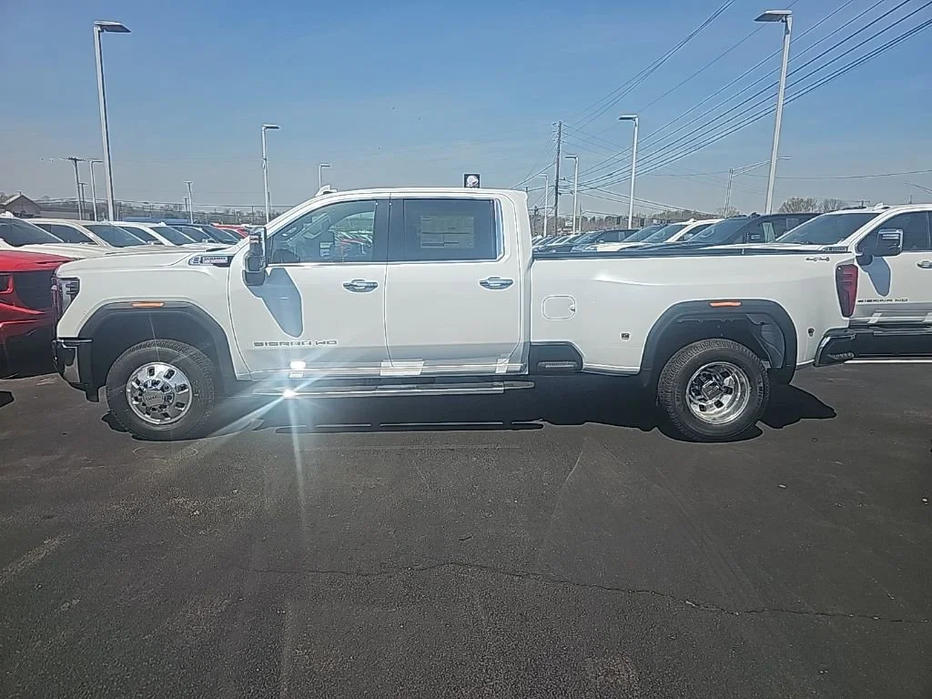 New 2026 Glacier White Tricoat GMC SLT DRW image 10