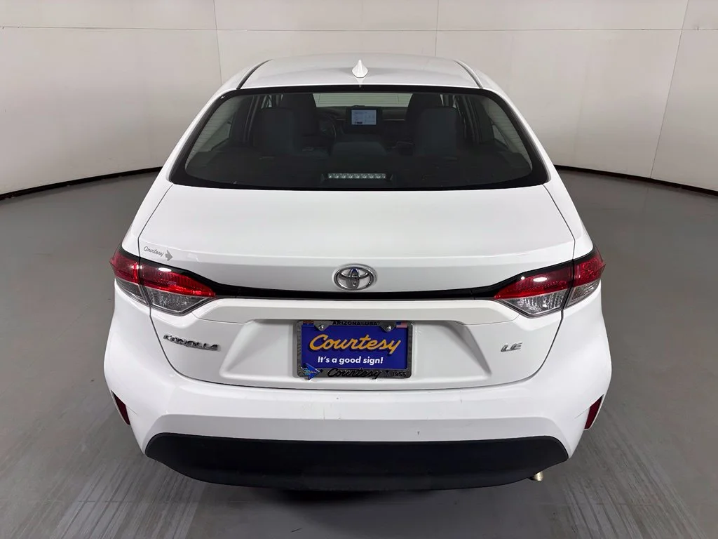 Used 2025 White Toyota LE image 7