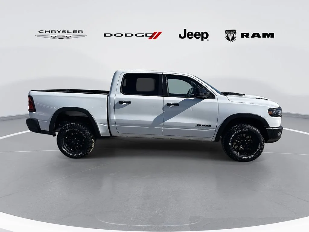 New 2026 Bright White Clear Coat RAM Rebel Crew Cab 4x4 5
