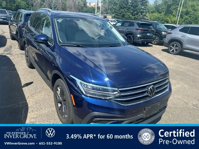 Certified Used 2023 Blue Volkswagen 2.0T SE image 1