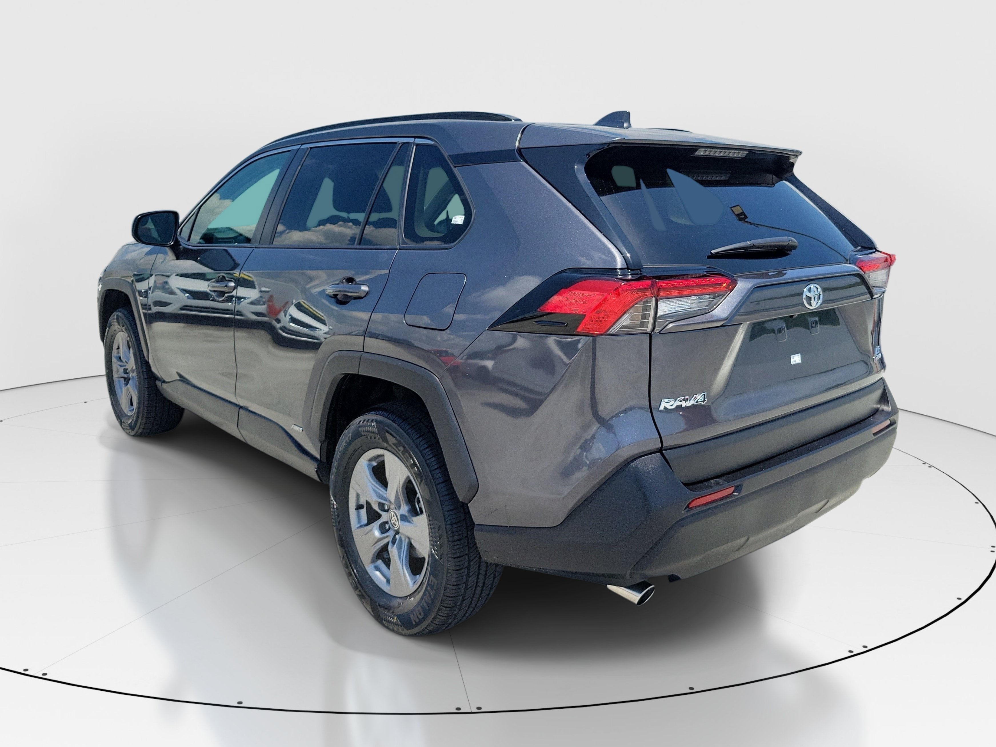 Certified Used 2025 Magnetic Gray Metallic Toyota Hybrid LE image 4