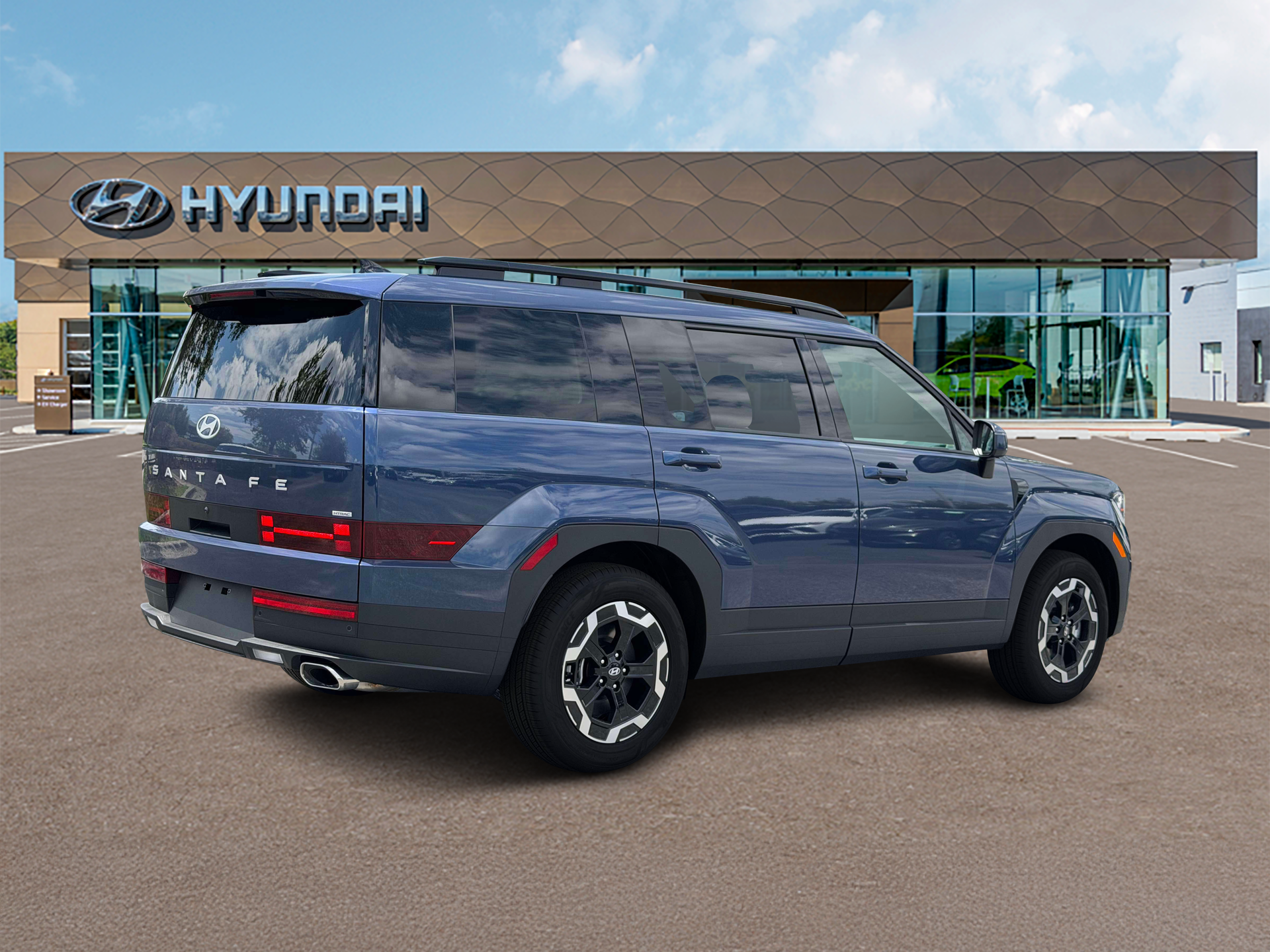 New 2027 Atlantis Blue Hyundai SEL AWD image 8