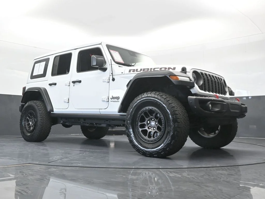 Used 2022 Bright White Clearcoat Jeep Unlimited Rubicon image 65
