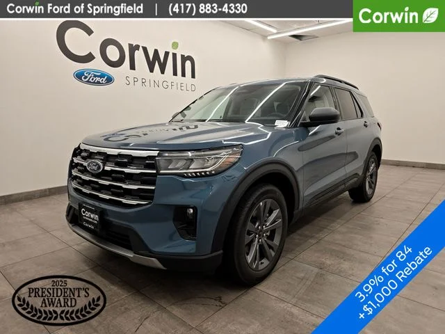 New 2026 Vapor Blue Metallic Ford Active image 1