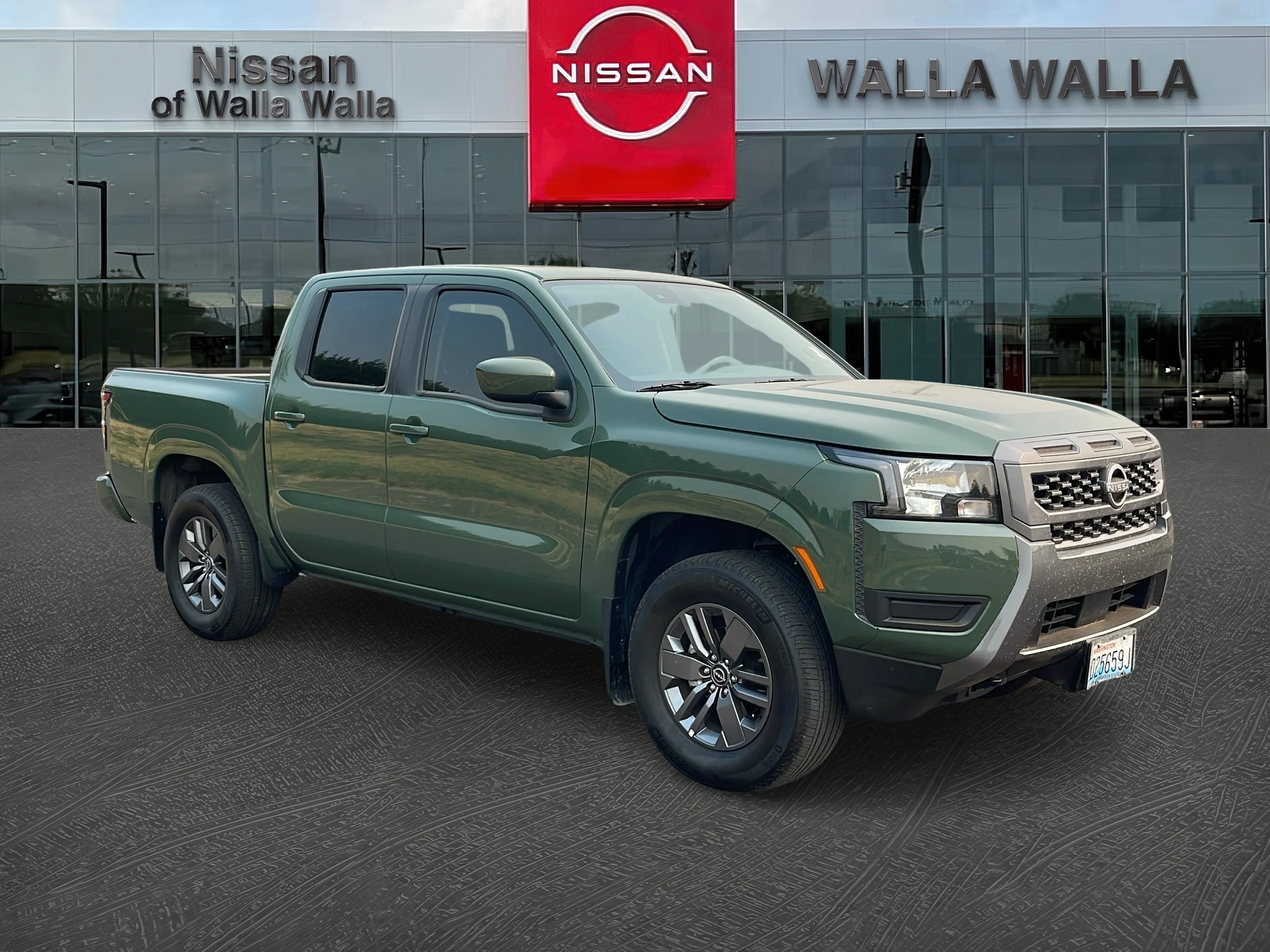 Used 2025 Tactical Green Metallic Nissan SV image 1
