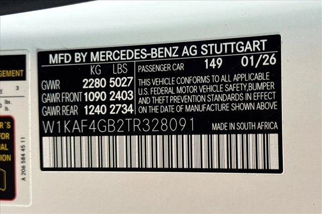 New 2026 Polar White Mercedes-Benz C 300 image 60