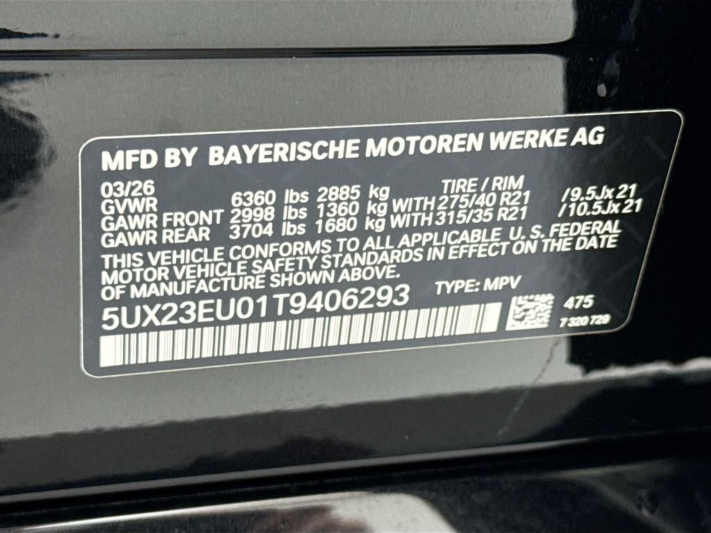 Used 2026 Black Sapphire Metallic BMW xDrive40i image 34