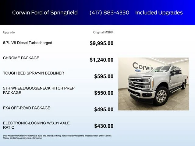 Used 2023 Silver Metallic Ford Lariat image 6