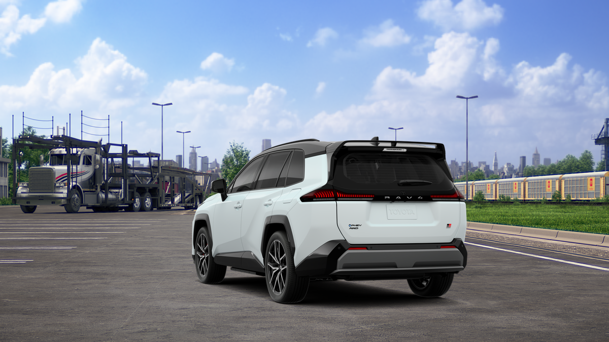 New 2026 Wind Chill Pearl with Midnight Black Metallic roof Toyota GR SPORT image 7