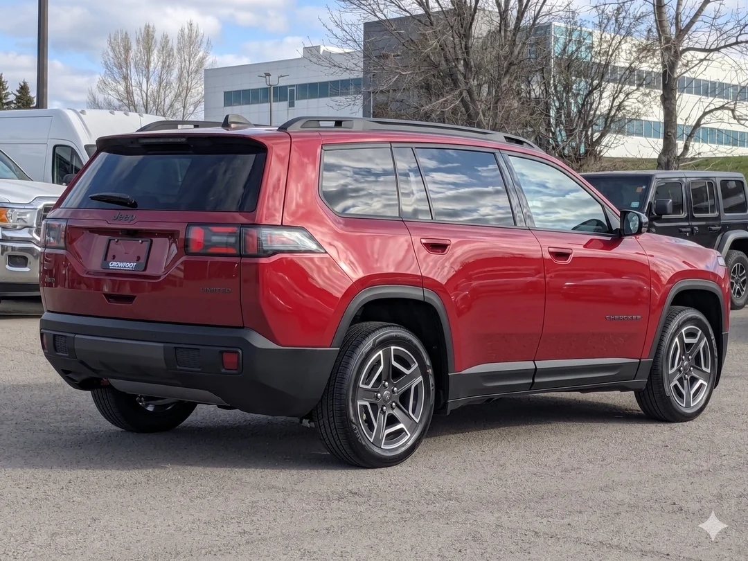 New 2026 Red Jeep Limited - - 4x4 - 1.6L Turbo Hybrid - Pano Sunroof - 12.3 Dsply - Pwr Liftgate & More! image 8