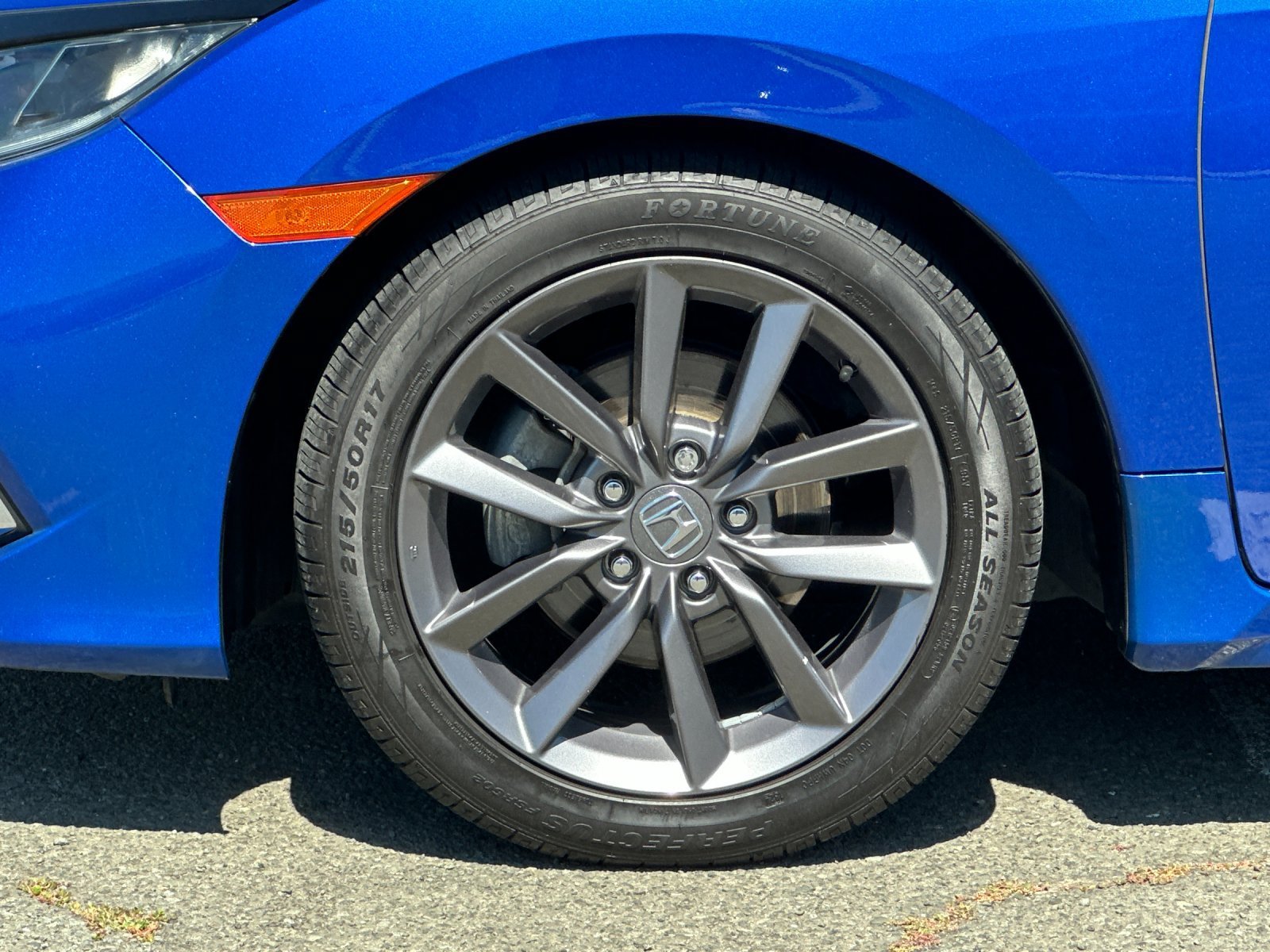 Used 2021 Aegean Blue Metallic Honda EX image 24