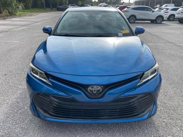 Used 2019 Blue Streak Metallic Toyota LE image 6