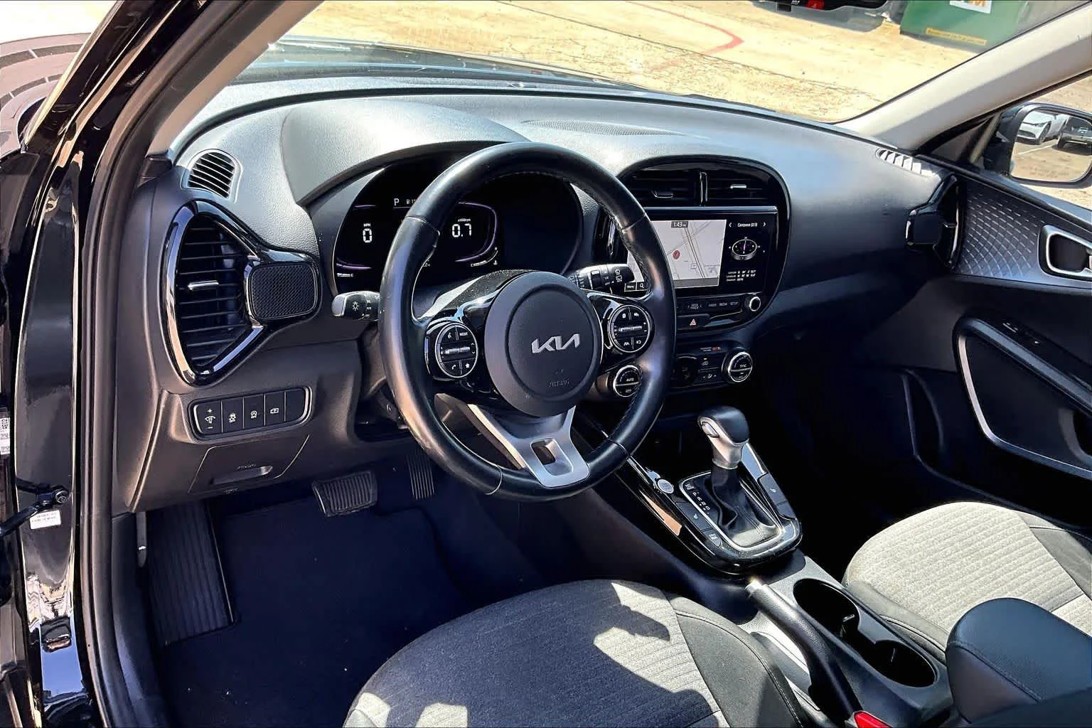 Used 2023 Fusion Black Kia EX image 16