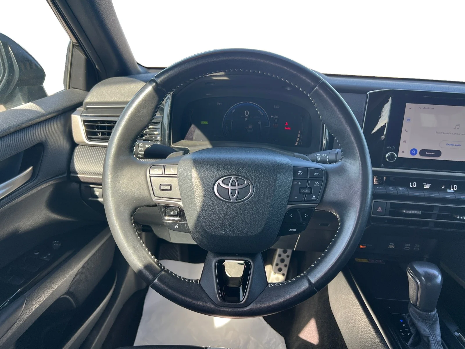 Used 2025 Midnight Black Metallic Toyota SE image 11