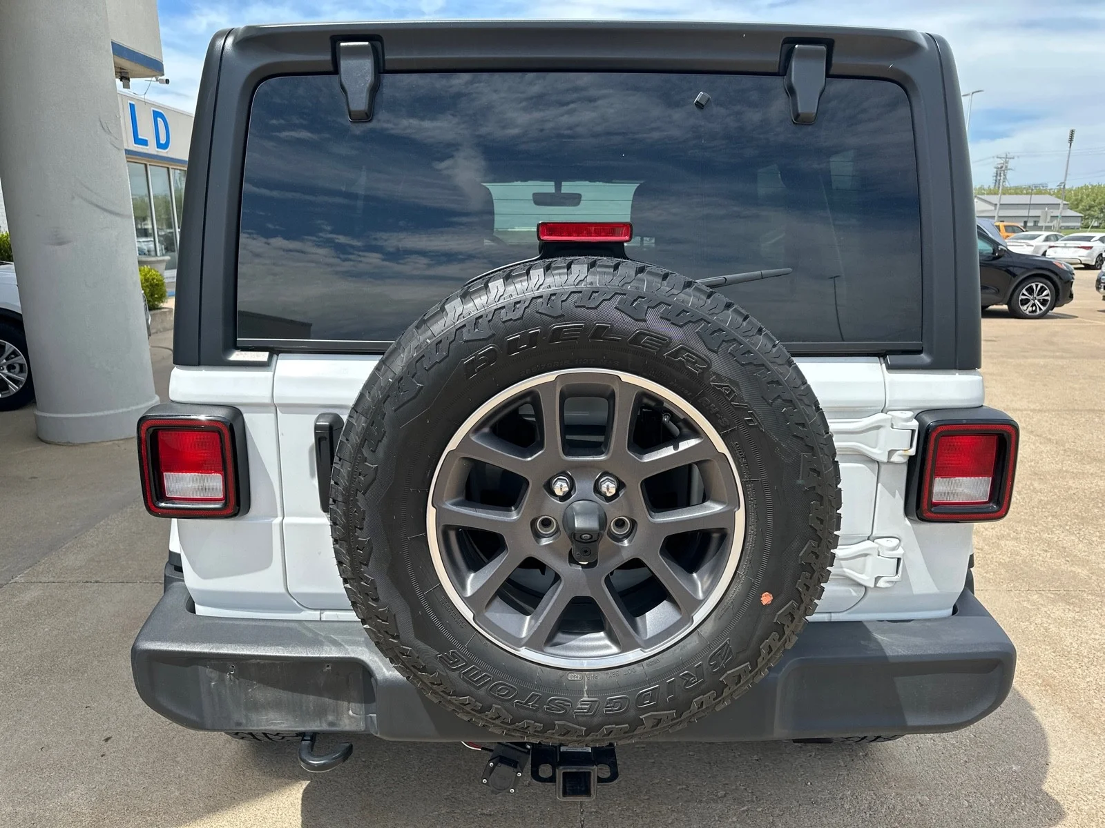 Used 2021 Bright White Clearcoat Jeep Unlimited 80th Anniversary image 8