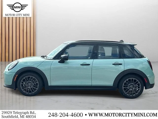 Certified Used 2026 Ocean Wave Green Metallic MINI Iconic image 7