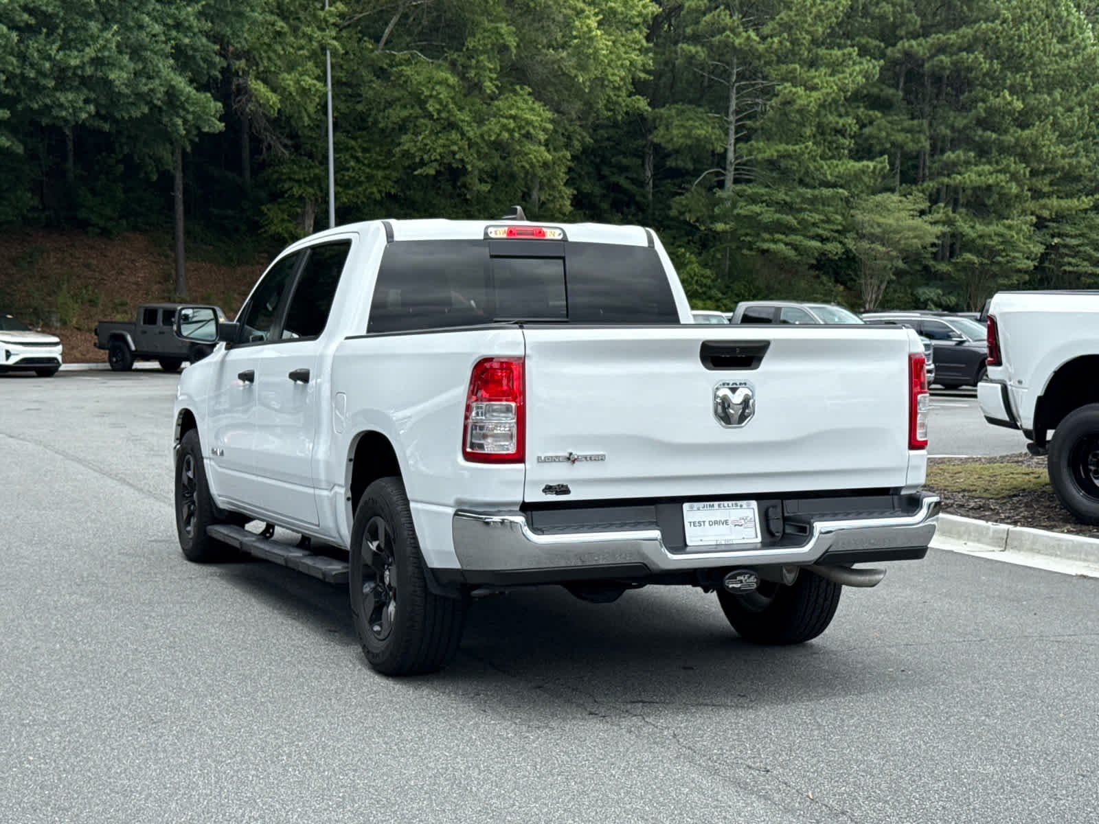 Used 2023 Bright White Clearcoat Ram Lone Star image 3