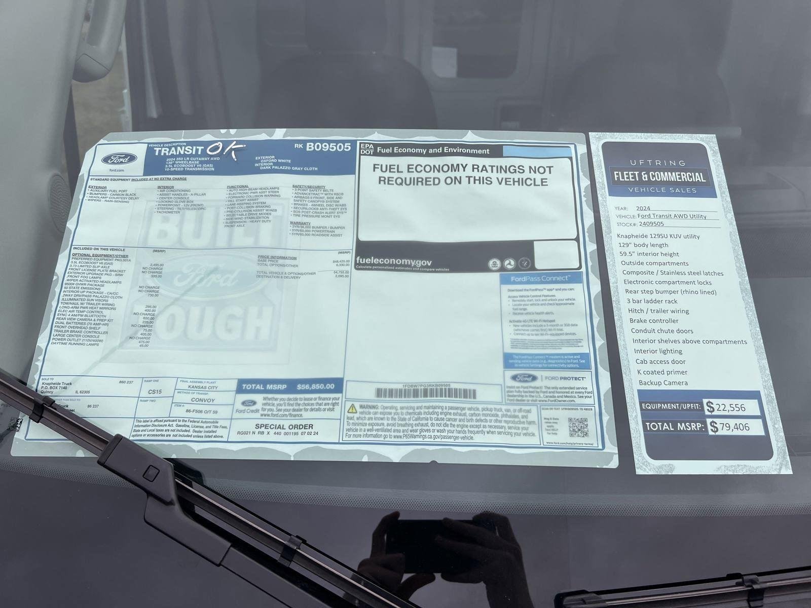 Used 2024 Oxford White Ford T350 AWD SRW image 23