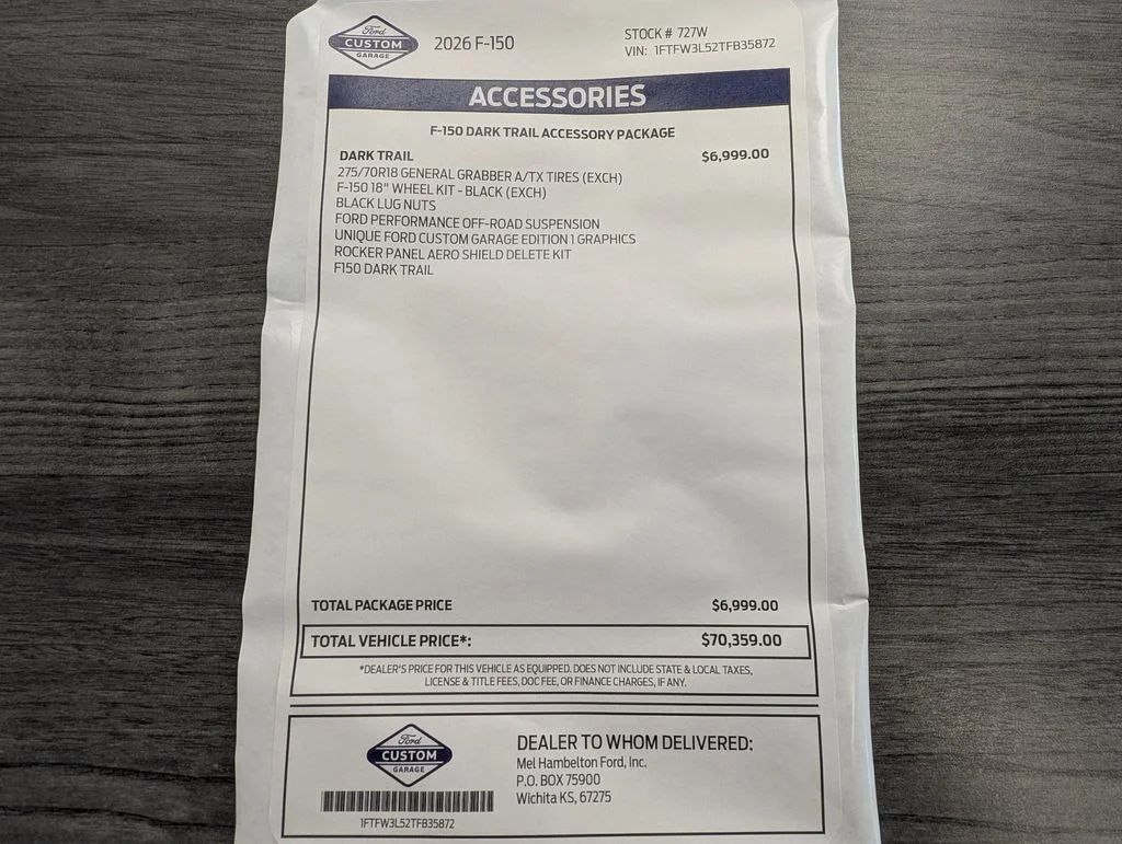 New 2026 White Ford XLT image 35
