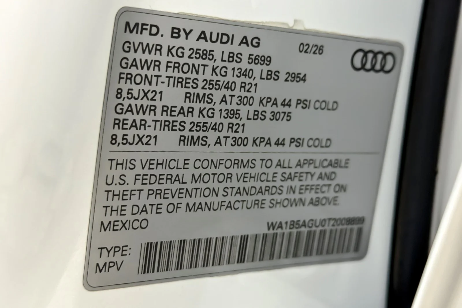 New 2026 Glacier White Metallic Audi Premium Plus 3.0 TFSI quattro image 25