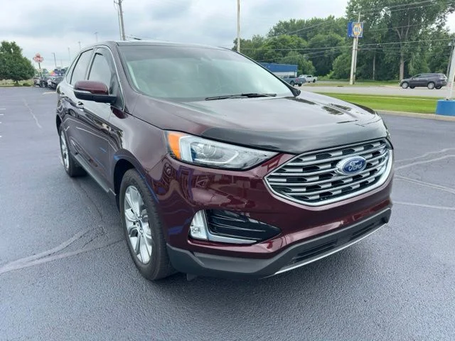 Used 2019 Red Ford Titanium image 4