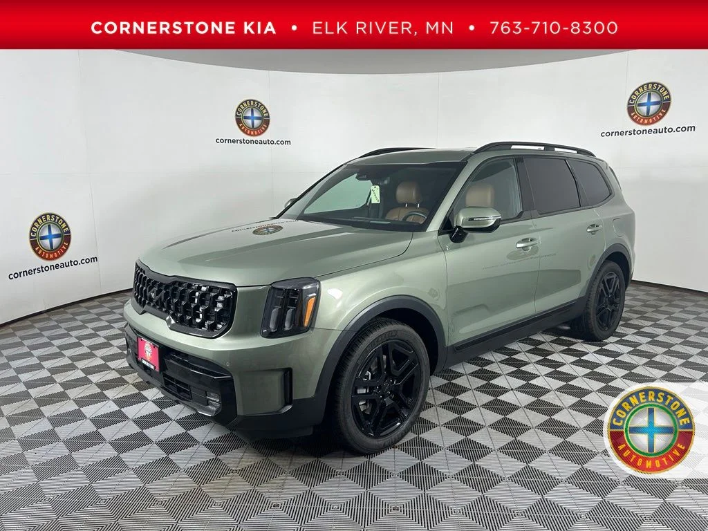 Certified Used 2025 Green Kia SX-Prestige X-Line image 1