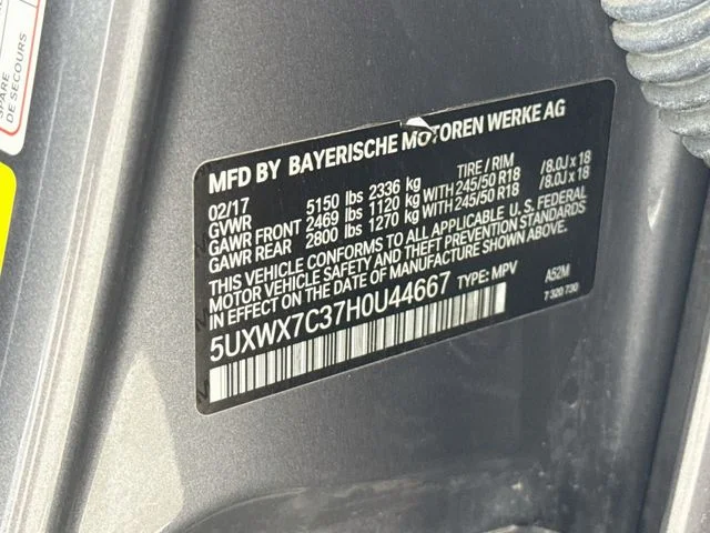 Used 2017 Gray BMW xDrive35i image 33
