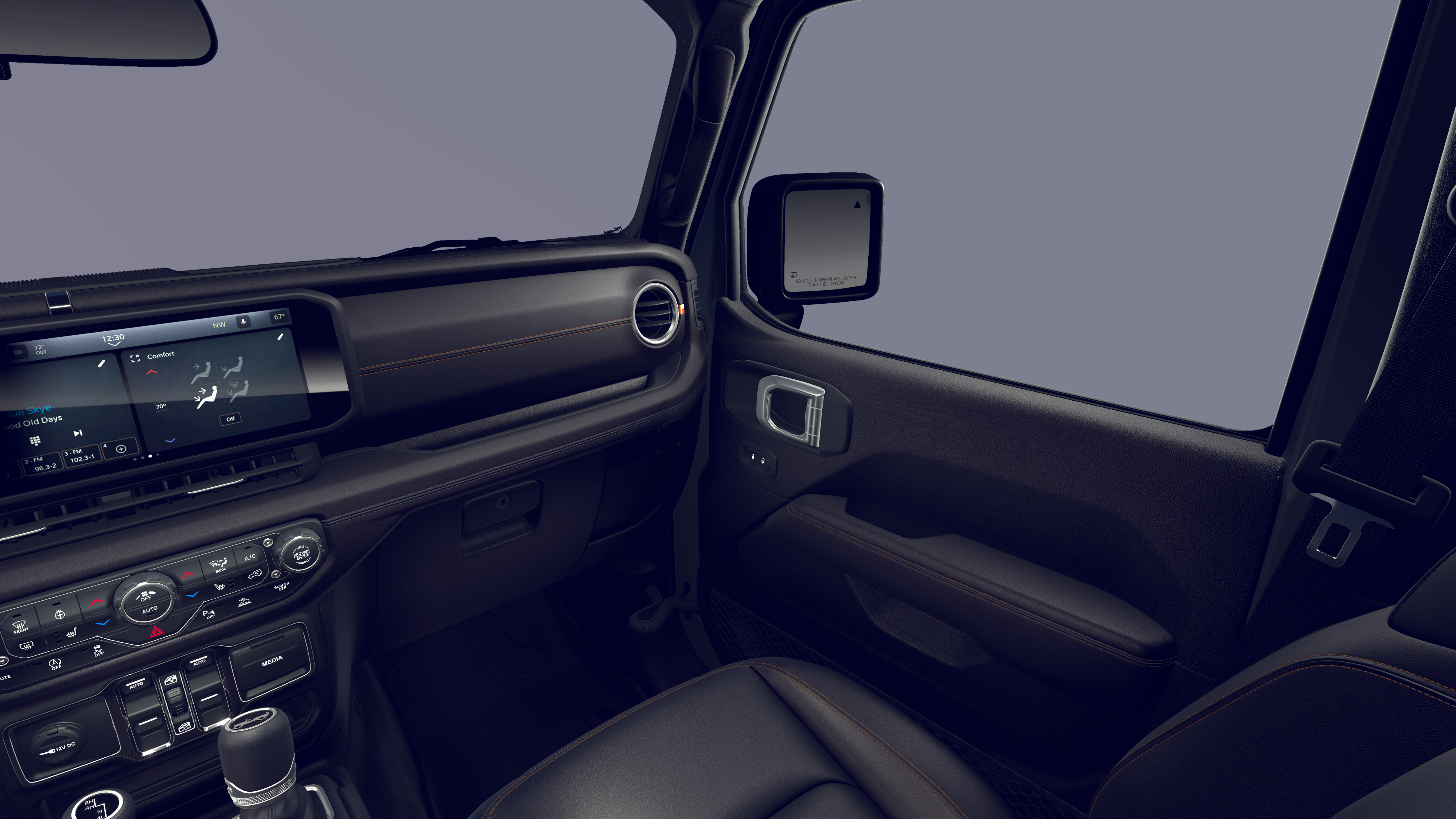 New 2026 Bright White Clear-Coat Exterior Paint Jeep Sahara image 19