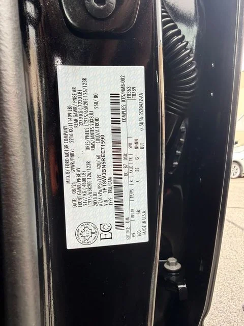 Used 2024 Agate Black Metallic Ford Lariat image 2