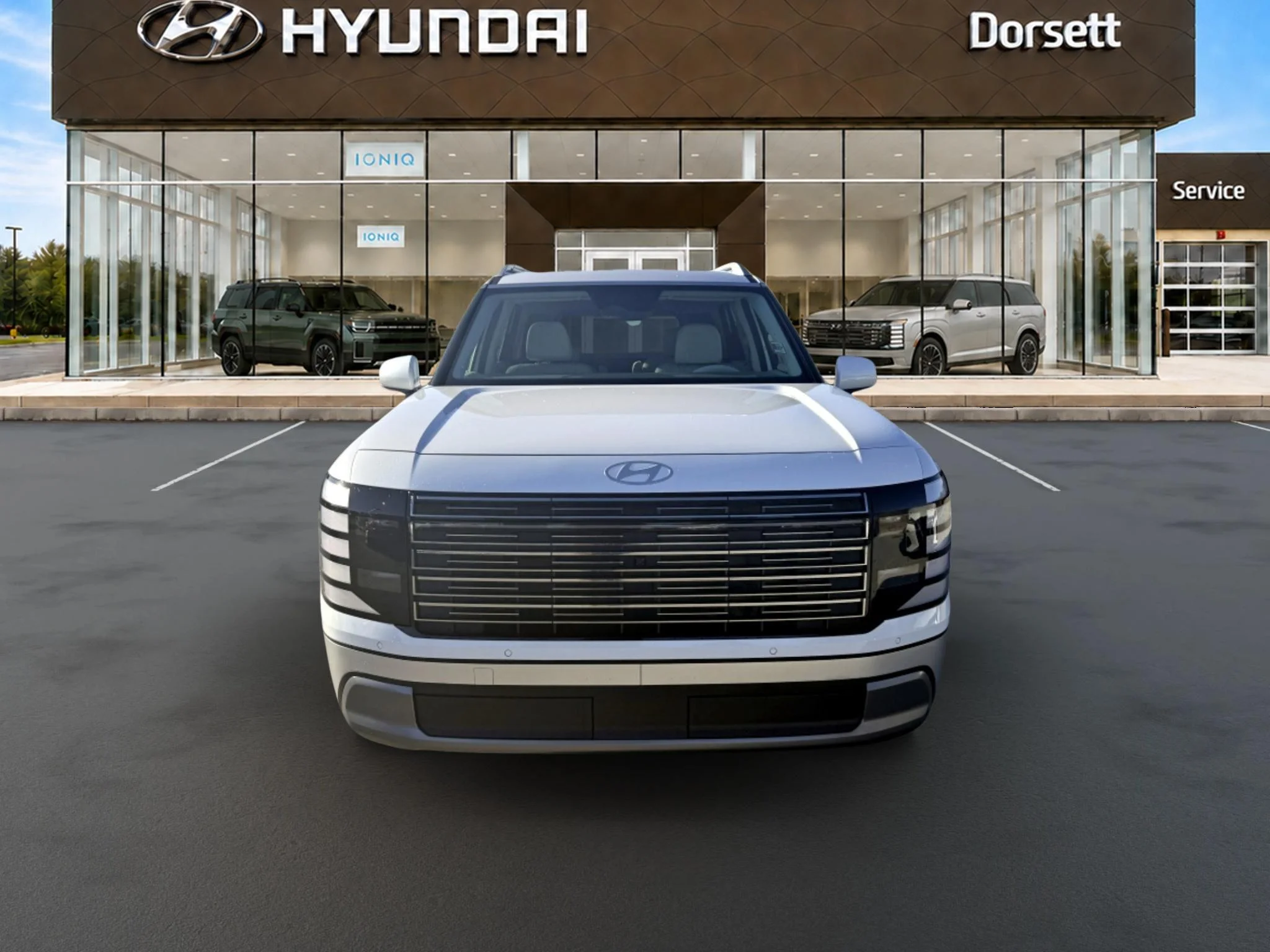 New 2026 Creamy White Pearl Hyundai SEL Premium 7P image 9