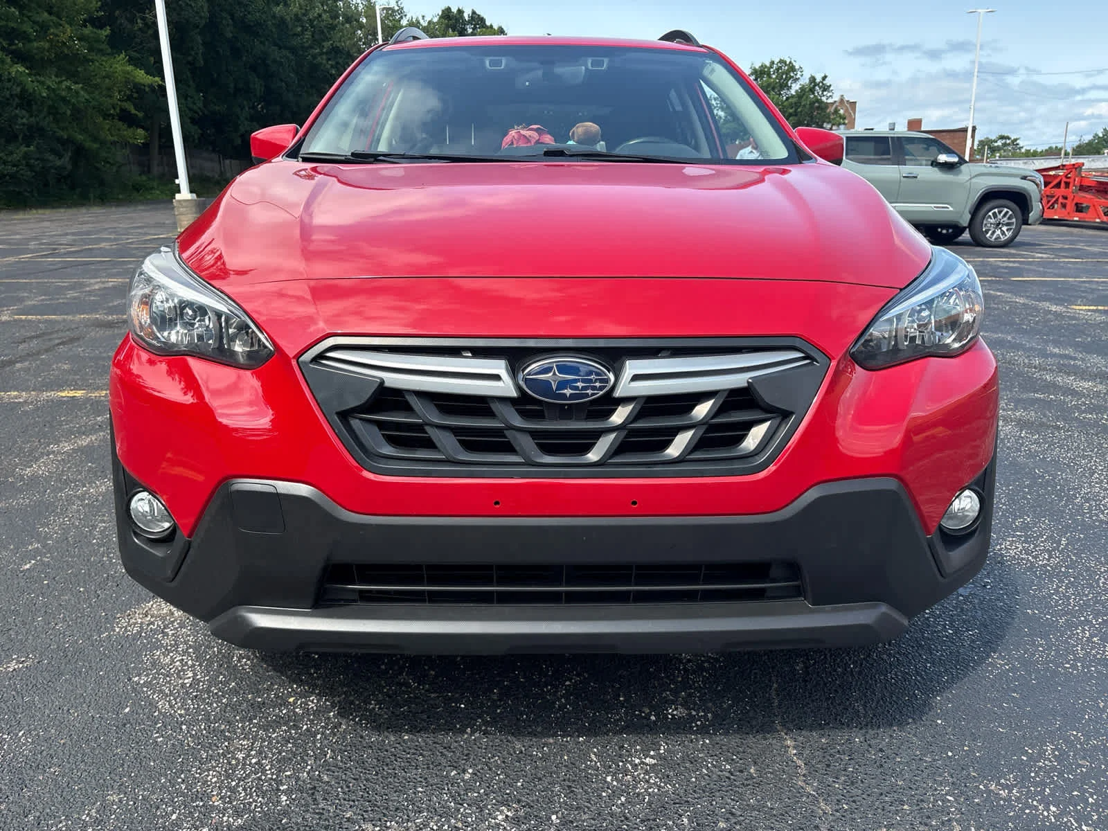 Used 2022 Pure Red Subaru Premium image 16