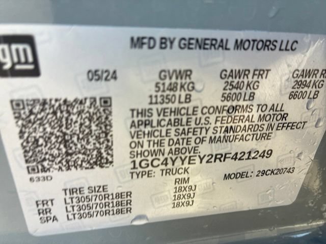 Used 2024 Slate Gray Metallic Chevrolet ZR2 image 14