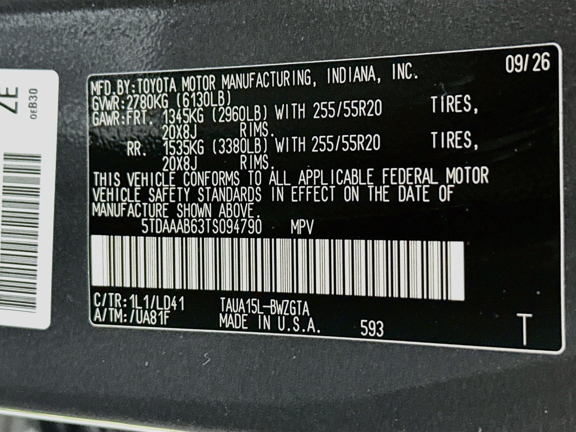 New 2026 Cloudburst Gray Lexus  350 LUXURY AWD image 33
